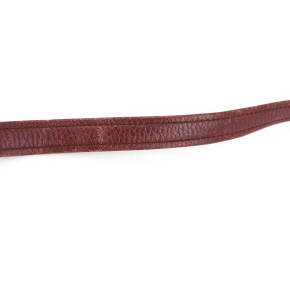 CARTIER: Burgundy Leather Double C Shoulder Bag my - Picture 4 of 8